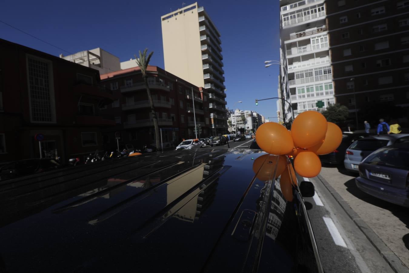 Caravana de vehículos en Cádiz contra «la ley Celaá»