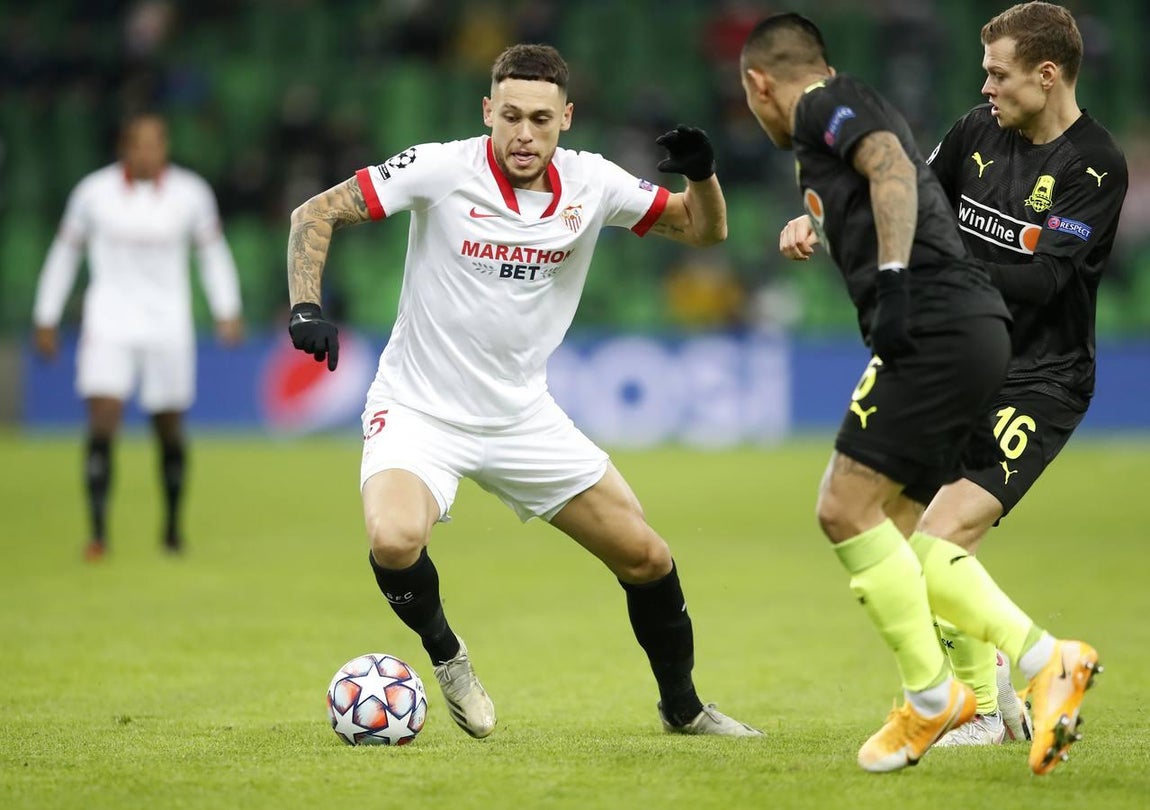 Las mejores imágenes del encuentro entre el Krasnodar y el Sevilla F.C.