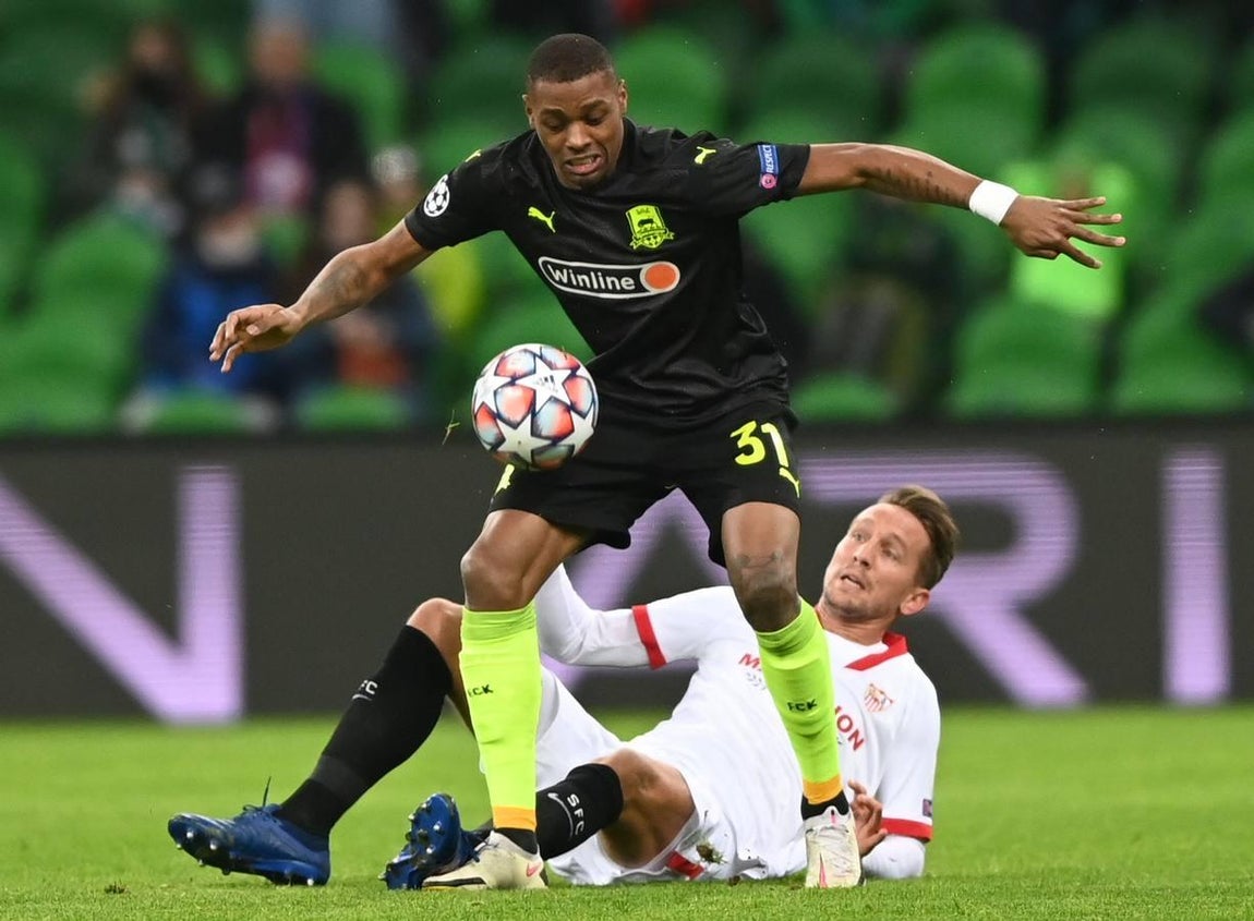 Las mejores imágenes del encuentro entre el Krasnodar y el Sevilla F.C.