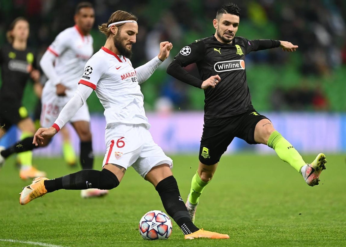 Las mejores imágenes del encuentro entre el Krasnodar y el Sevilla F.C.