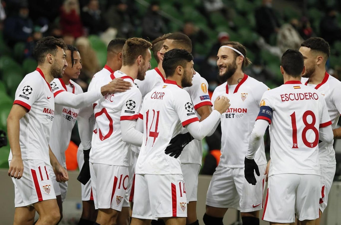 Las mejores imágenes del encuentro entre el Krasnodar y el Sevilla F.C.
