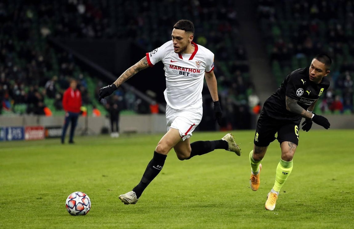 Las mejores imágenes del encuentro entre el Krasnodar y el Sevilla F.C.