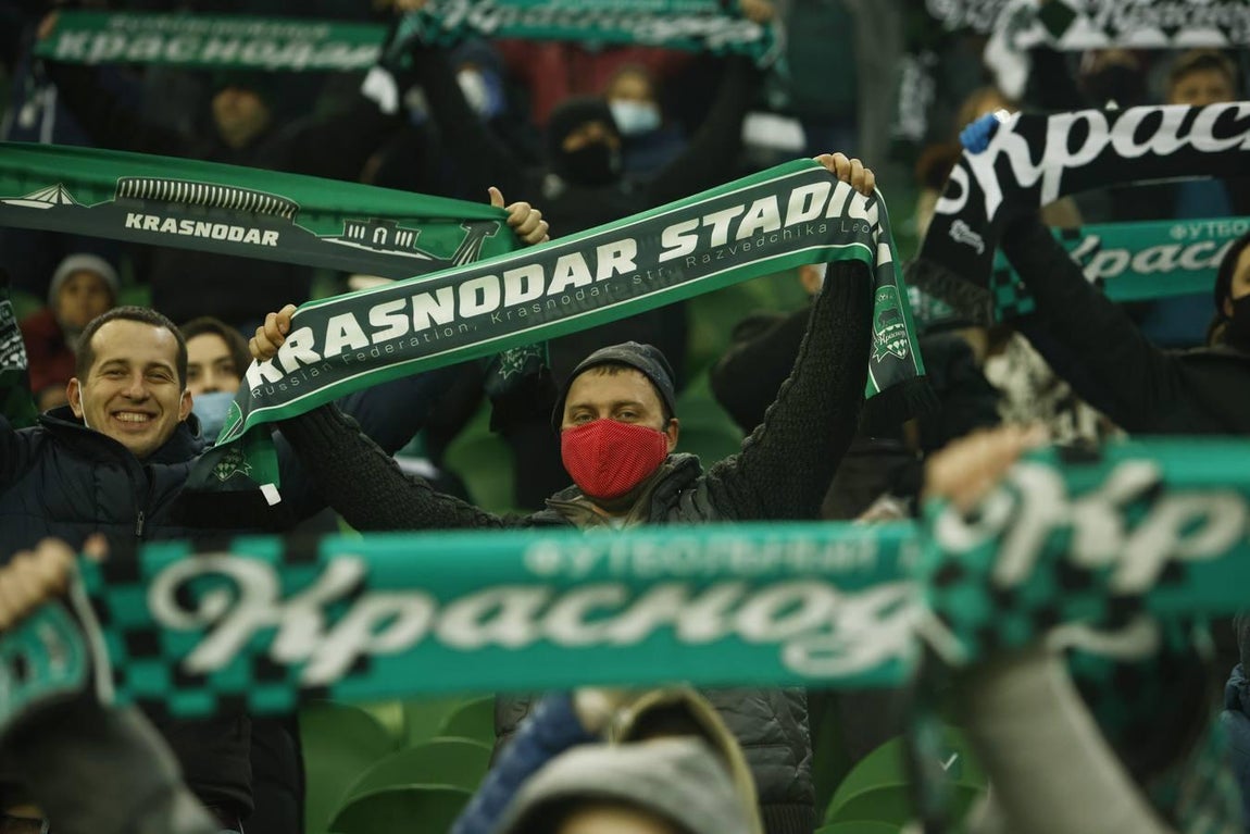 Las mejores imágenes del encuentro entre el Krasnodar y el Sevilla F.C.