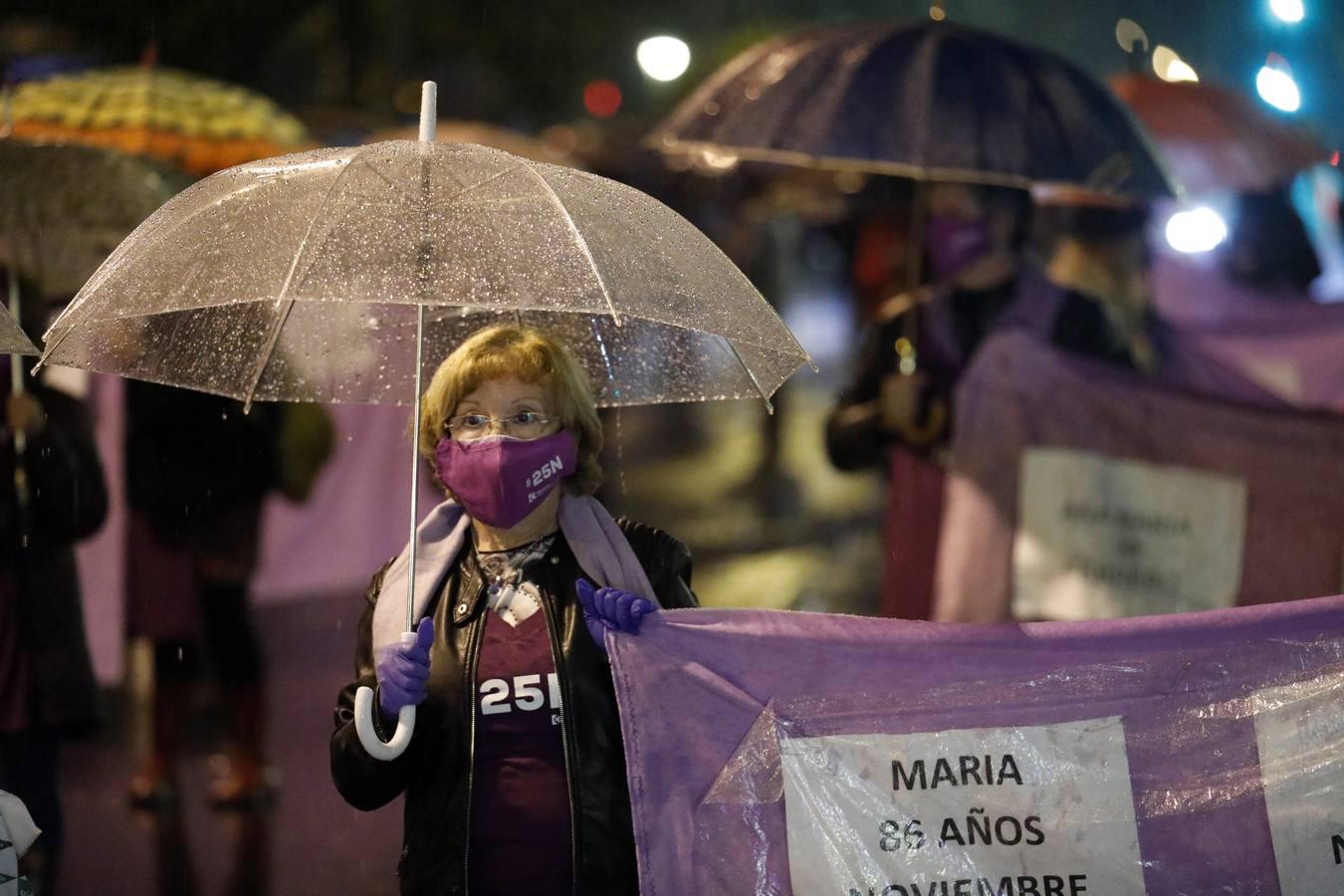 La marcha contra la violencia machista en Córdoba, en imágenes