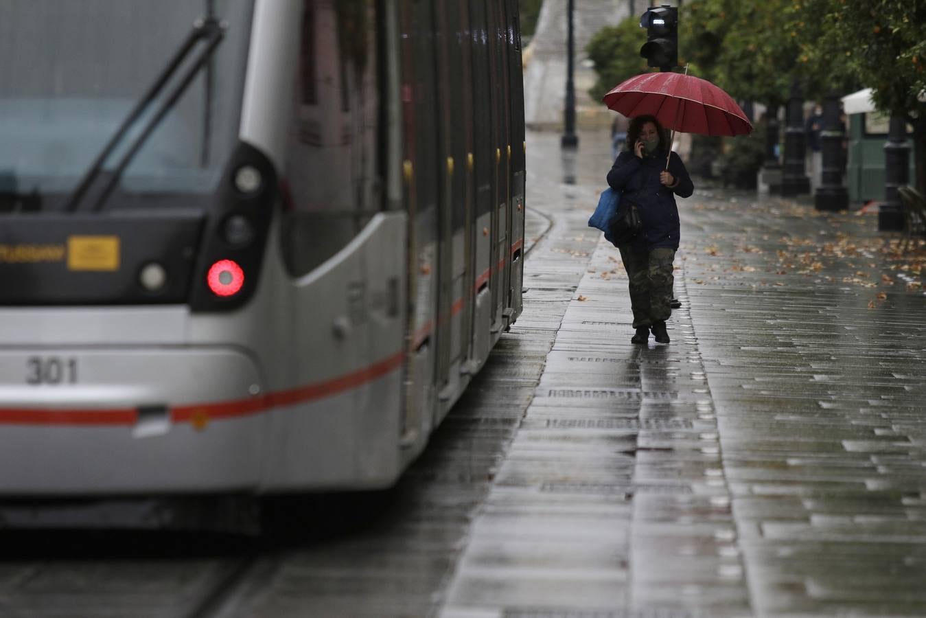 Las imágenes de la lluvia en Sevilla