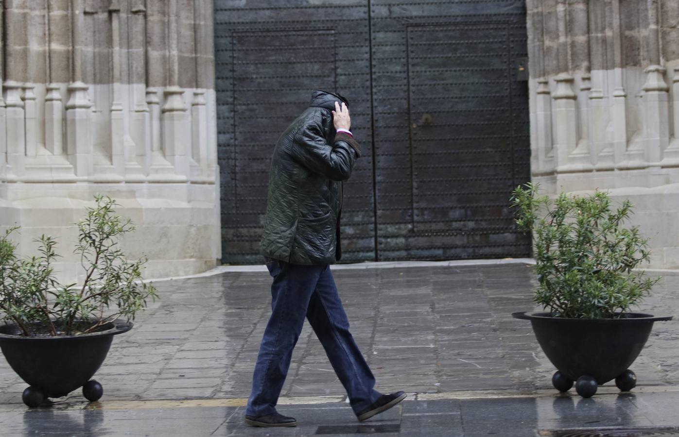 Las imágenes de la lluvia en Sevilla