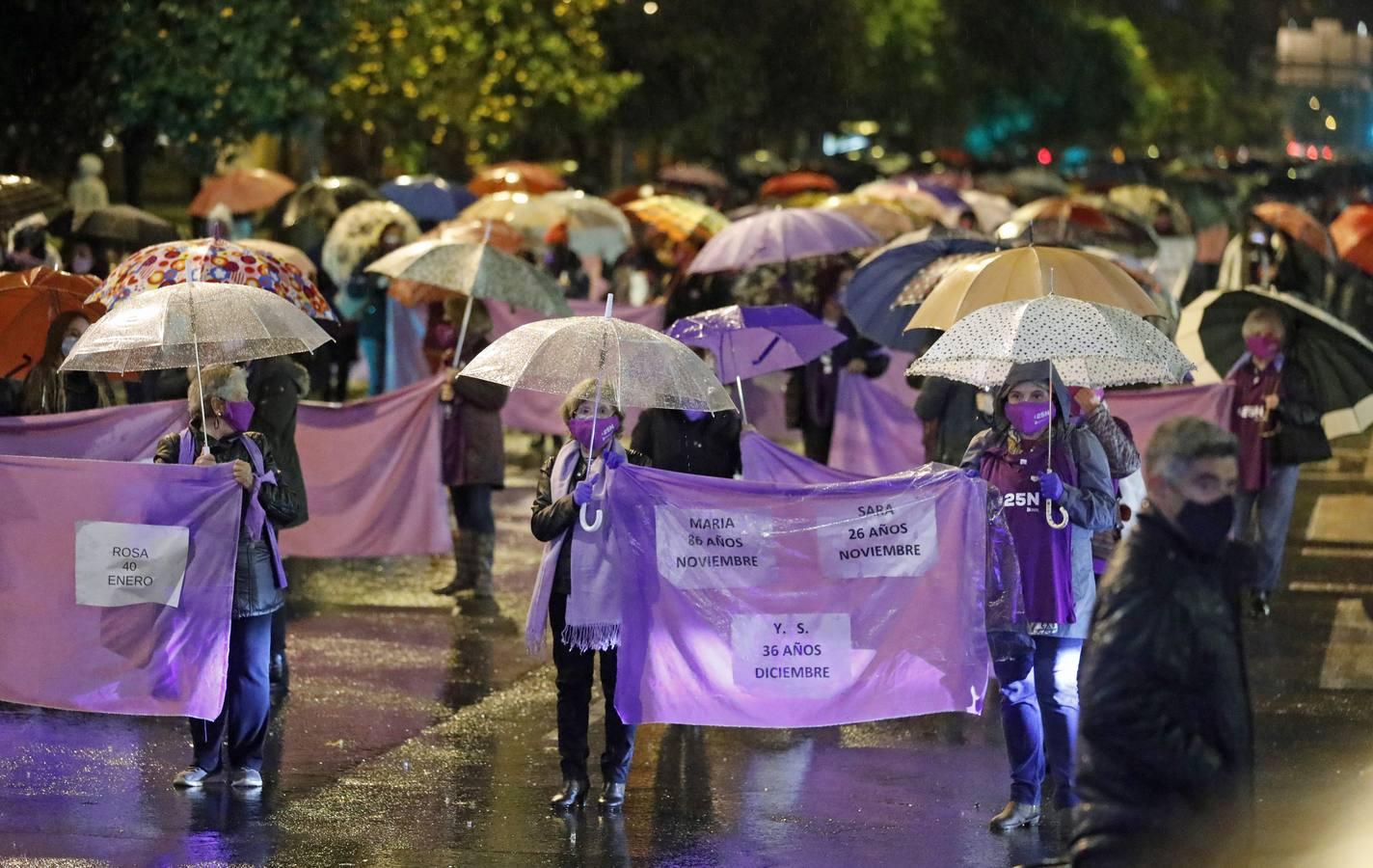 La marcha contra la violencia machista en Córdoba, en imágenes