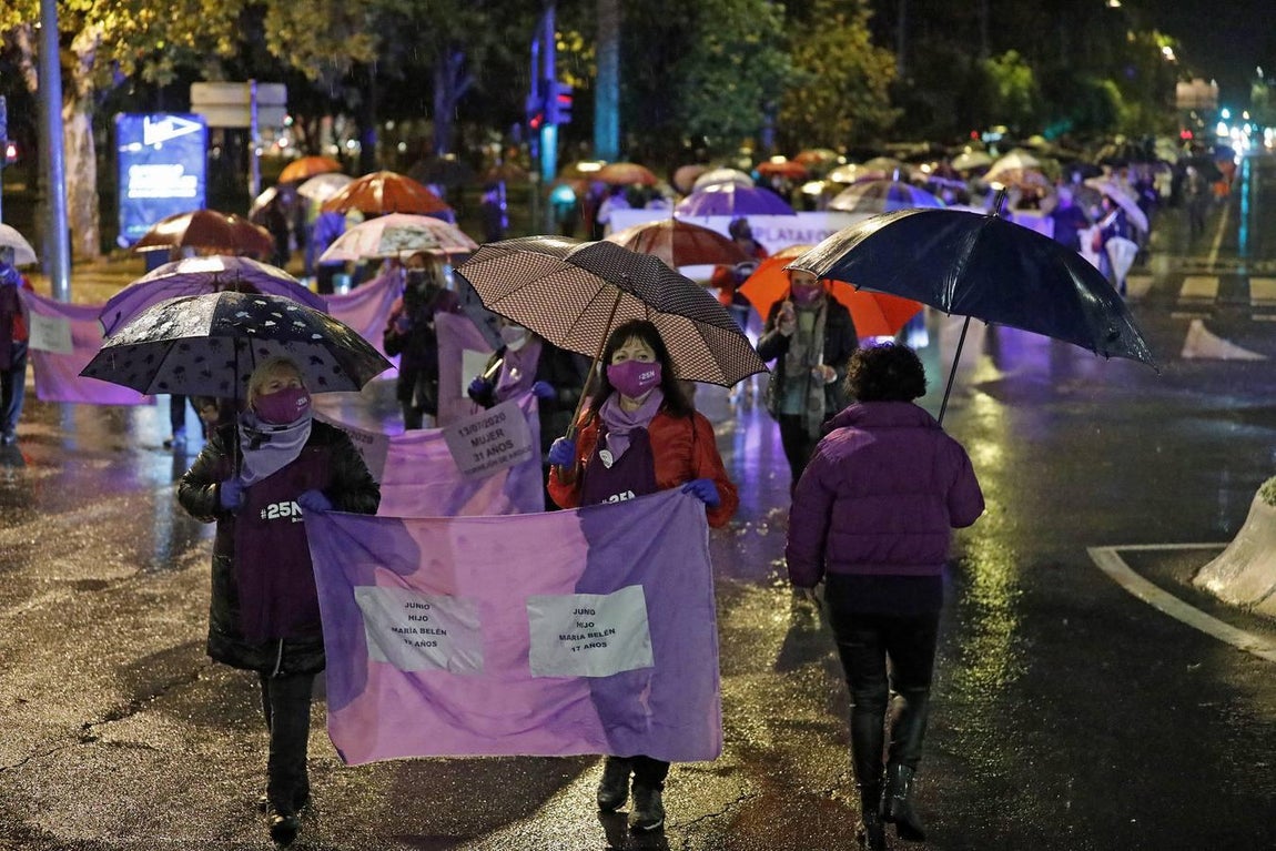 La marcha contra la violencia machista en Córdoba, en imágenes