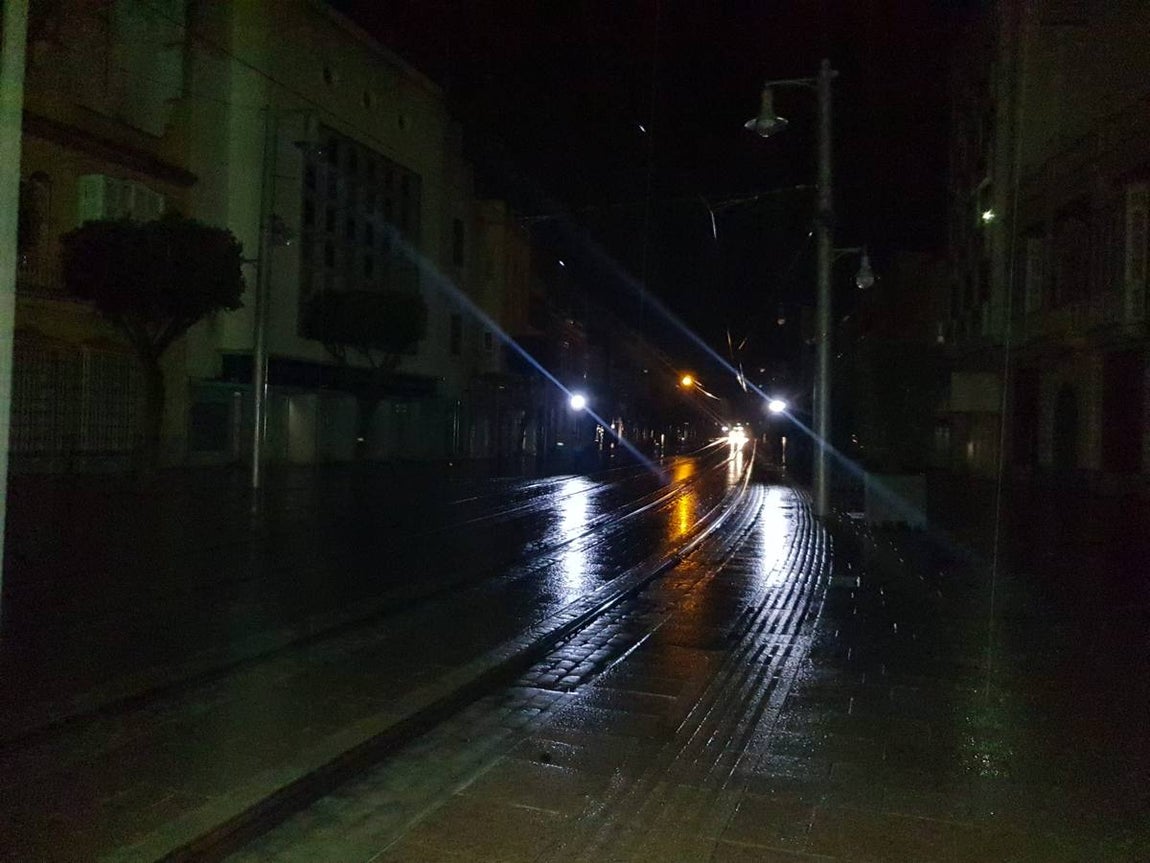 Fotos: Apagón en la Bahía de Cádiz