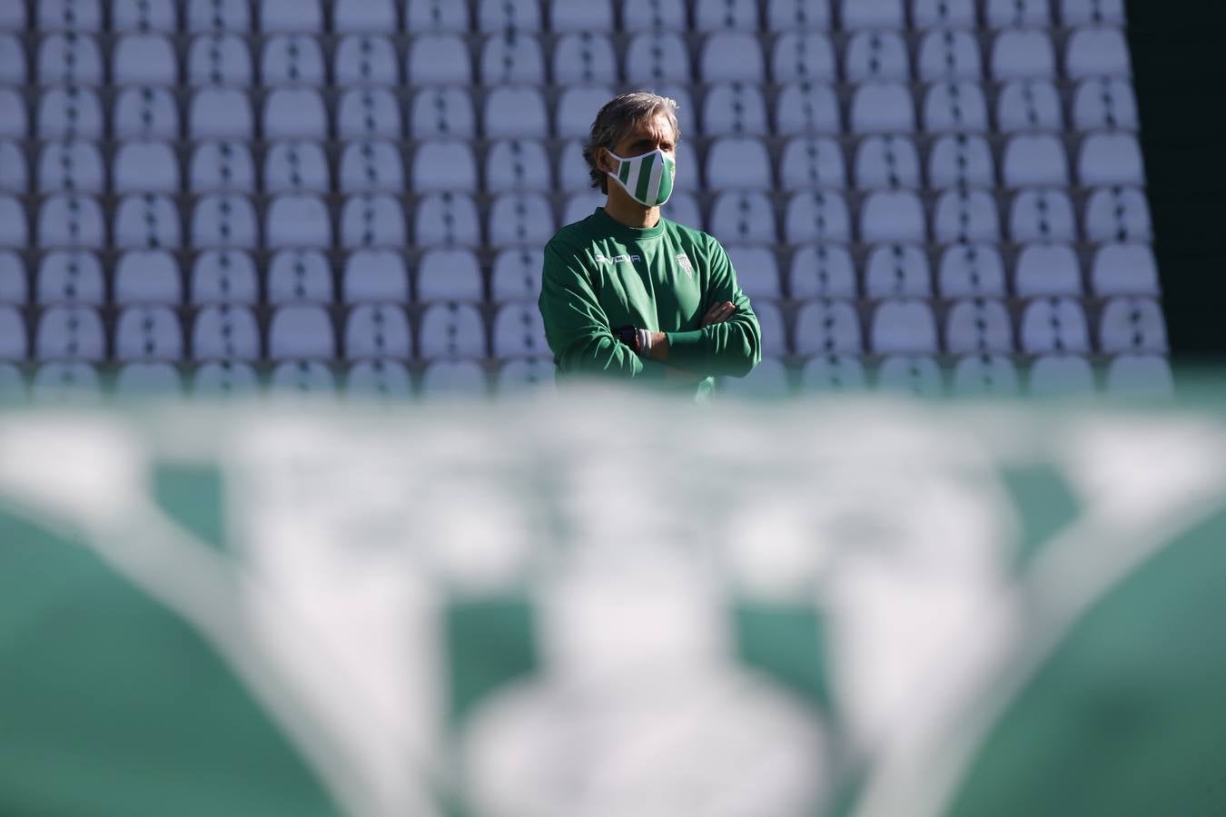 La primera jornada de Pablo Alfaro en el Córdoba CF, en imágenes