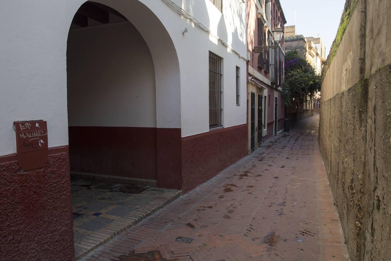 Santa Cruz, un barrio desierto