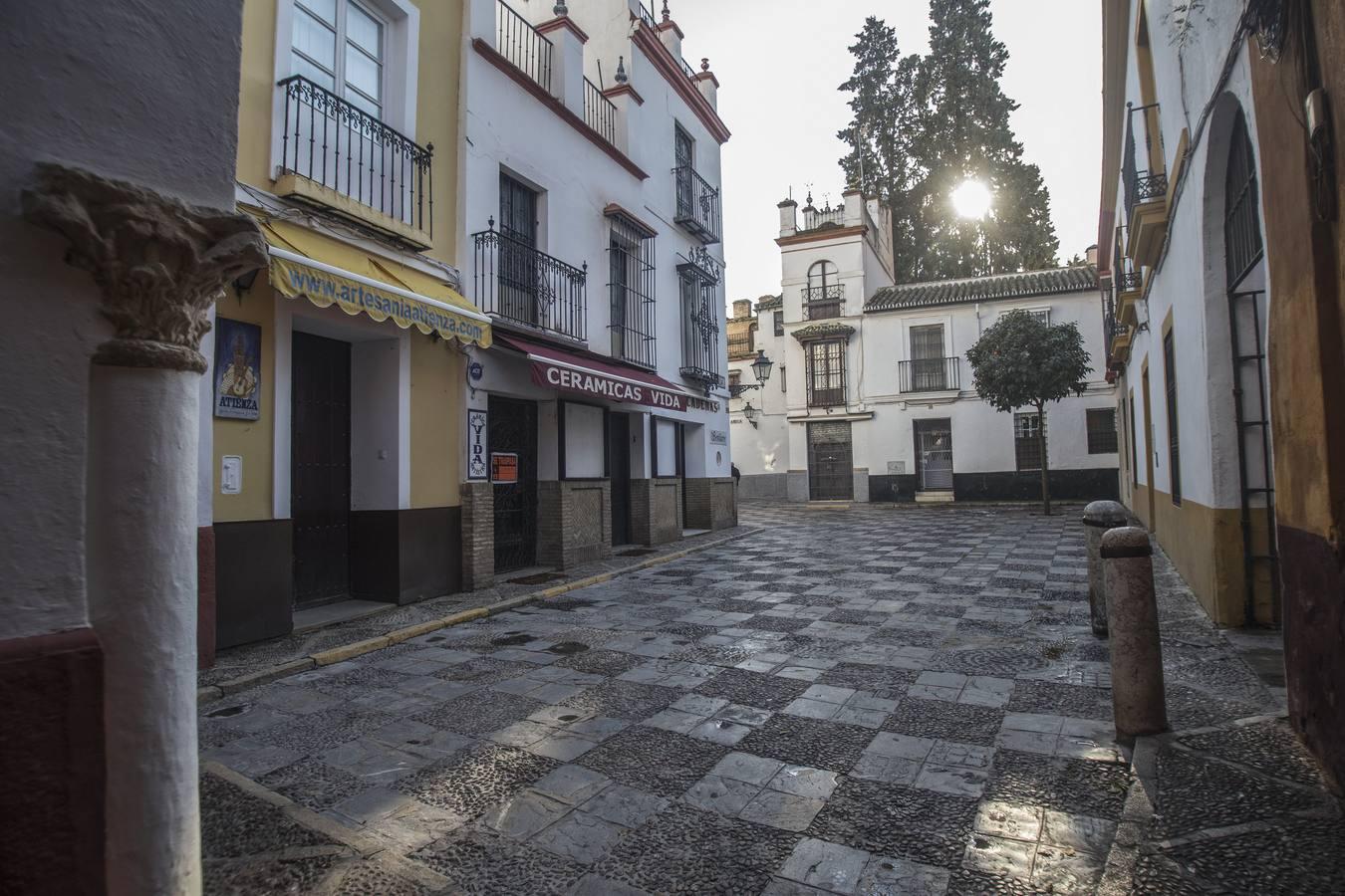 Santa Cruz, un barrio desierto