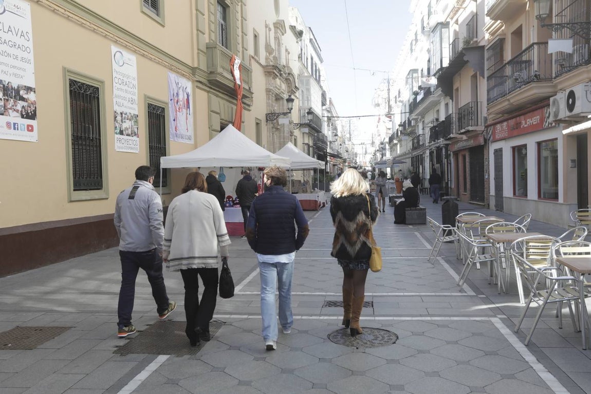 Comercio y Navidad, en tiempos de Covid, en Cádiz