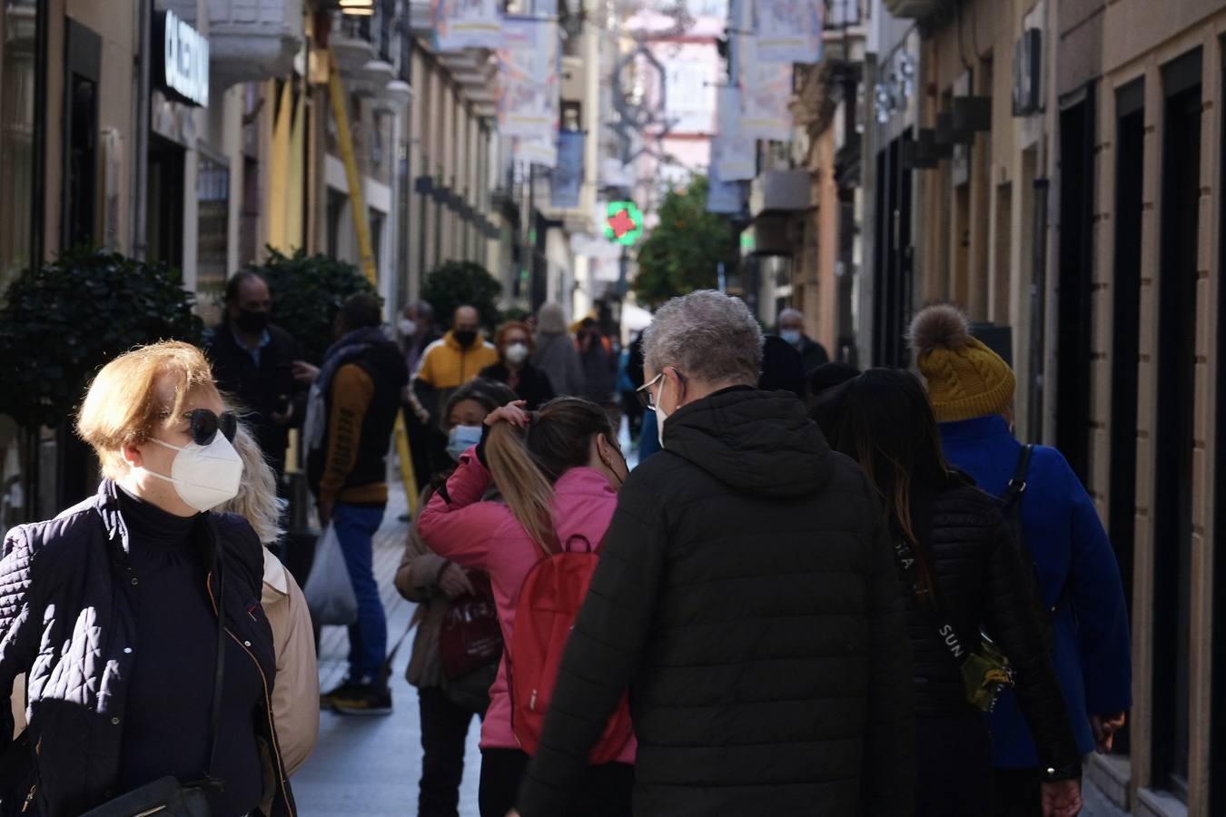 Comercio y Navidad, en tiempos de Covid, en Cádiz