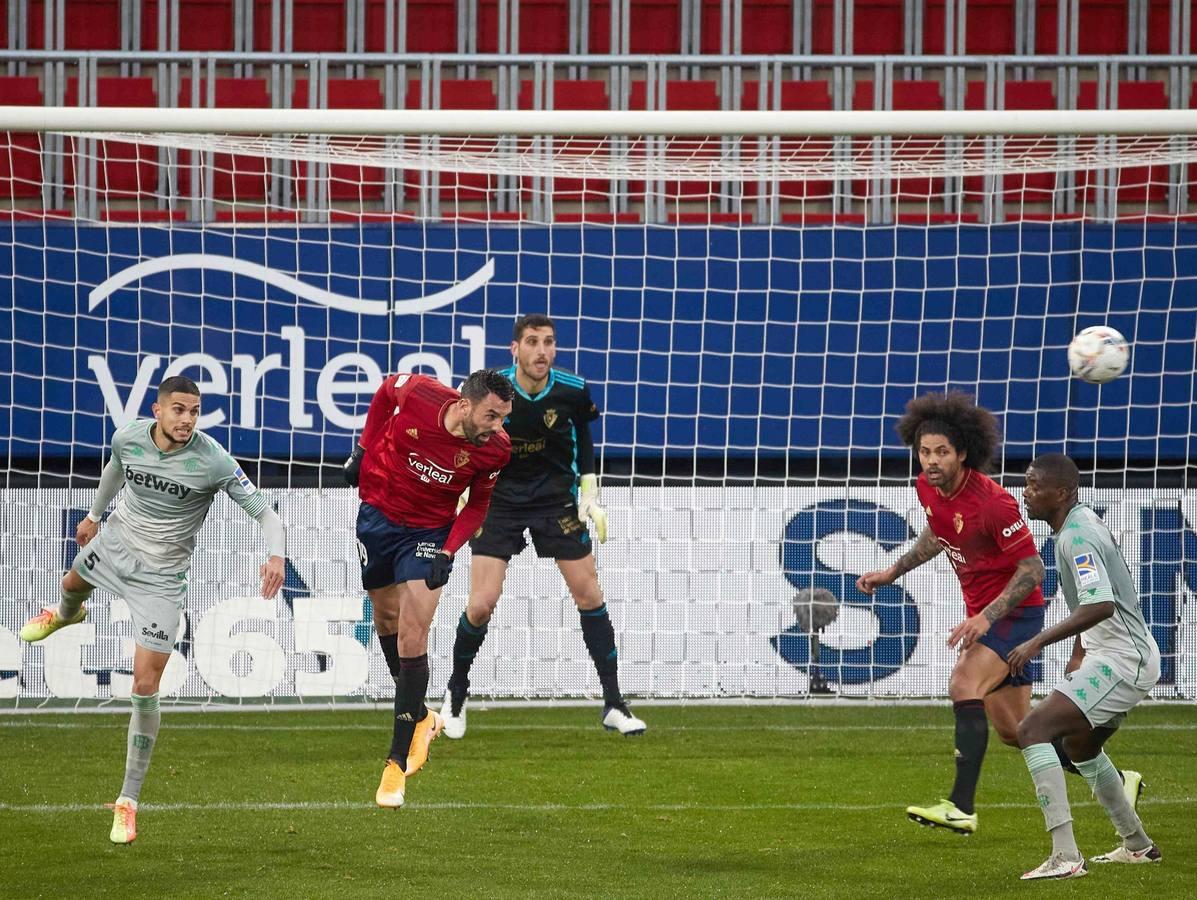 Las mejores imágenes del encuentro entre el Osasuna y el Real Betis