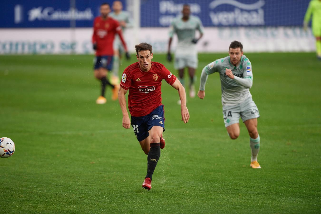 Las mejores imágenes del encuentro entre el Osasuna y el Real Betis