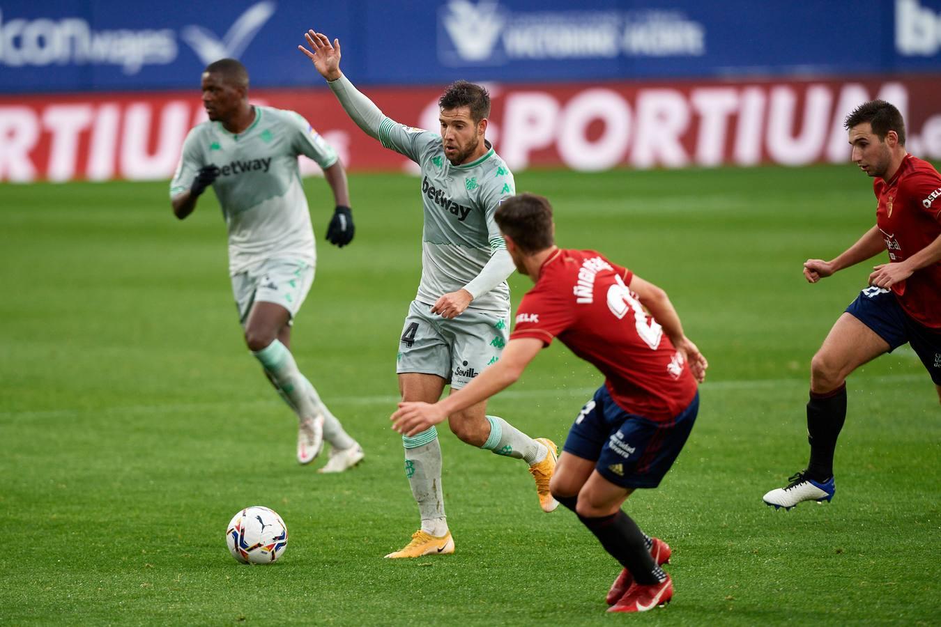 Las mejores imágenes del encuentro entre el Osasuna y el Real Betis