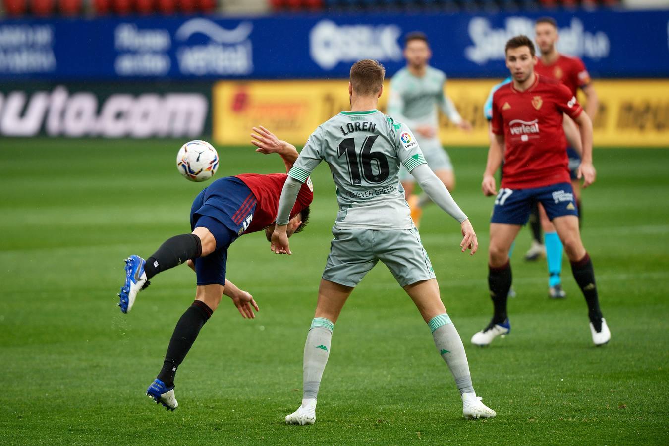 Las mejores imágenes del encuentro entre el Osasuna y el Real Betis