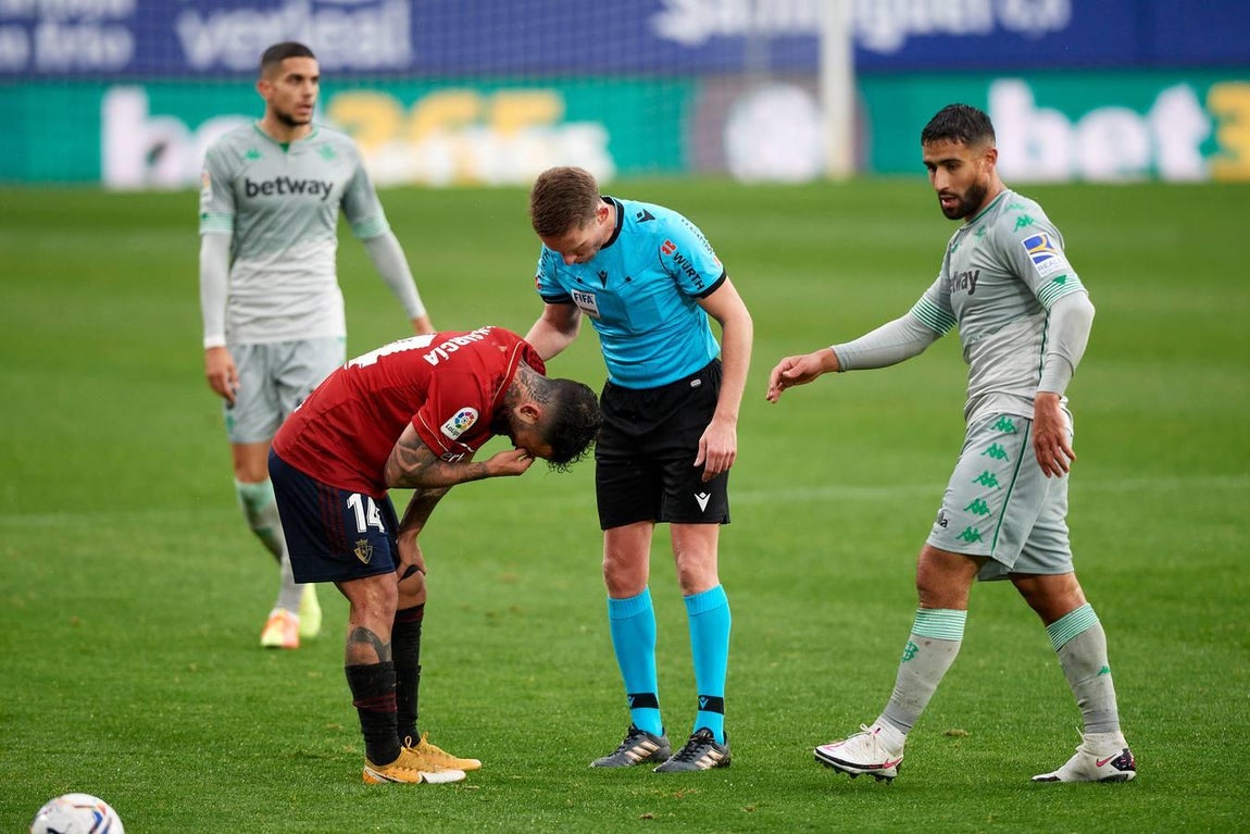 Las mejores imágenes del encuentro entre el Osasuna y el Real Betis