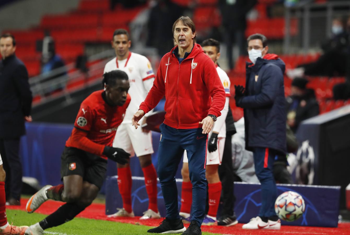 Las mejores imágenes del partido entre el Rennes y el Sevilla