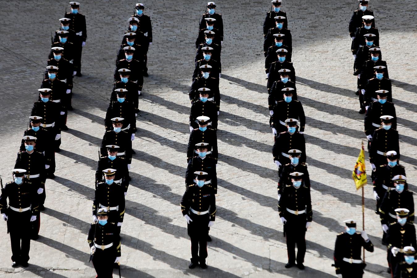 En imágenes: Recibimiento a los militares que vuelven de Malí