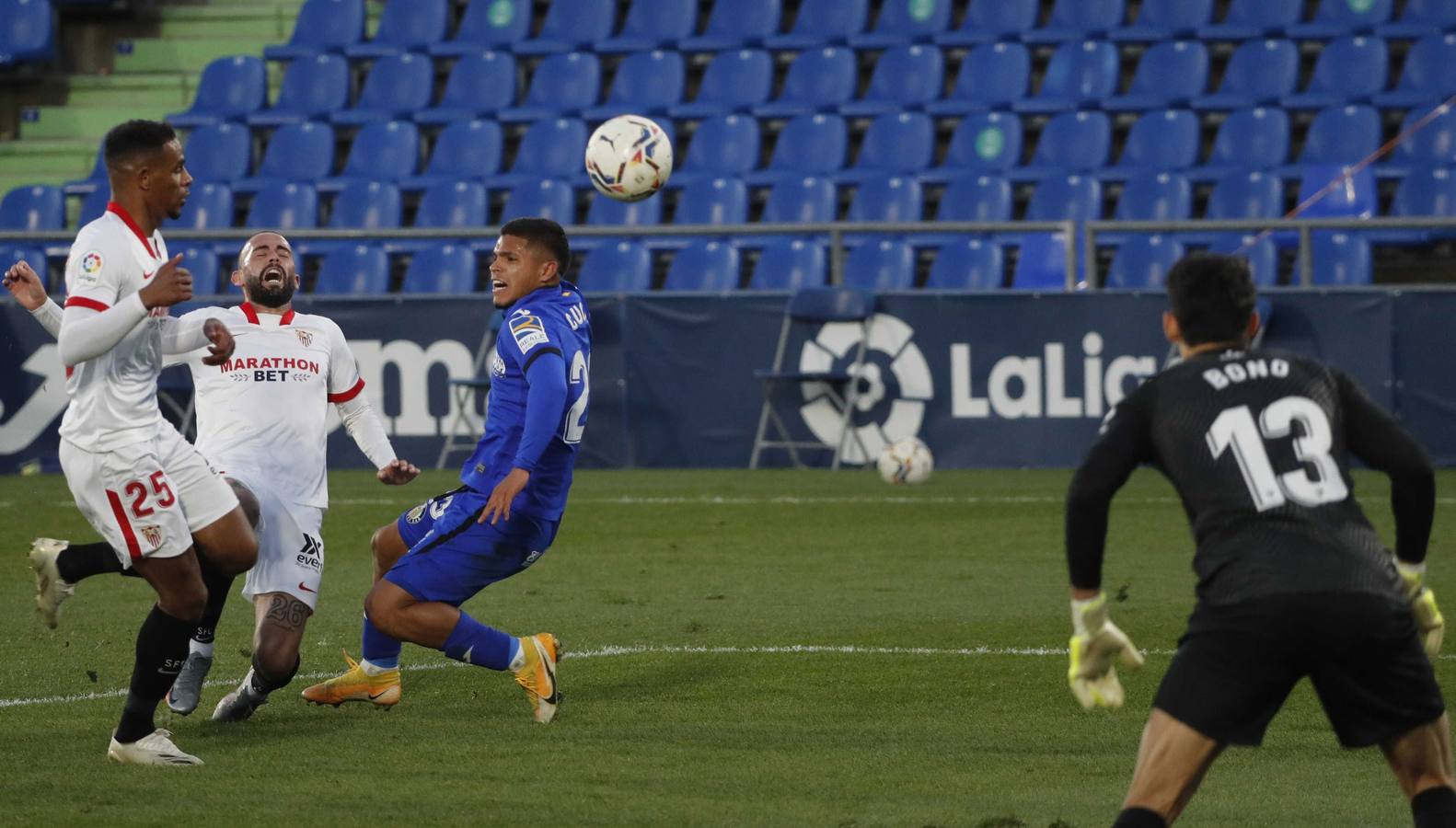 Las mejores imágenes del partido entre el Getafe y el Sevilla