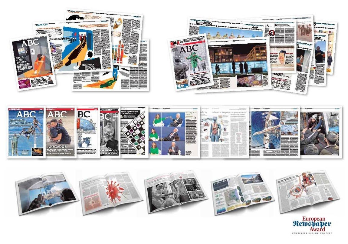 El diario ABC ha recibido diecisiete galardones en los «European Newspaper» por la calidad de su diseño. 