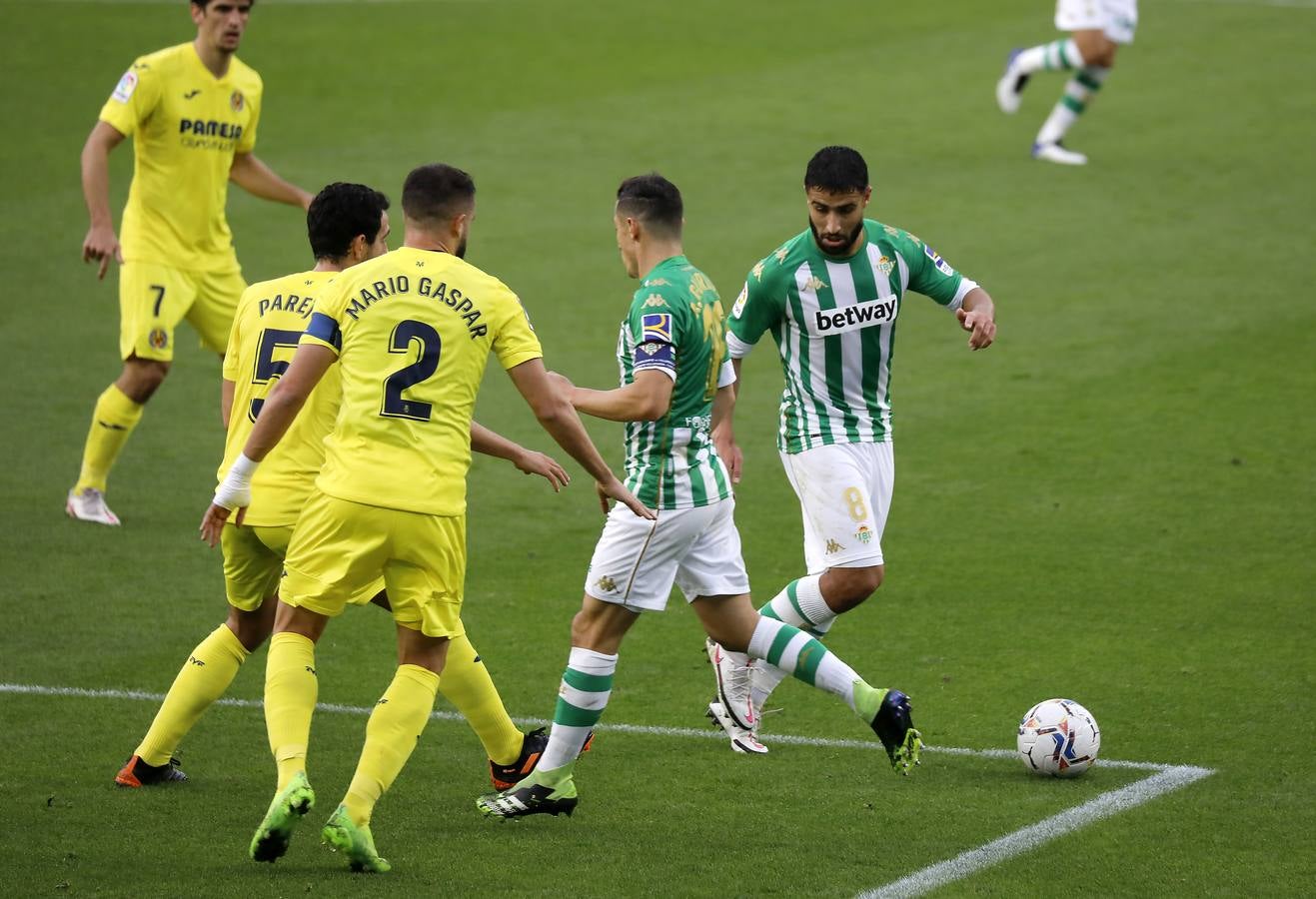 Las mejores imágenes del partido entre el Betis y el Villarreal