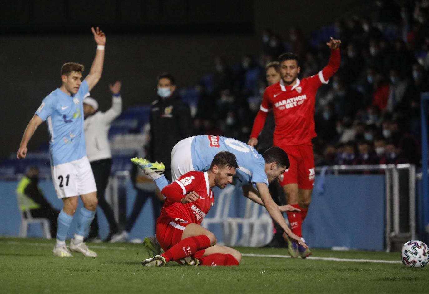 Las mejores imágenes del Ciudad de Lucena-Sevilla FC