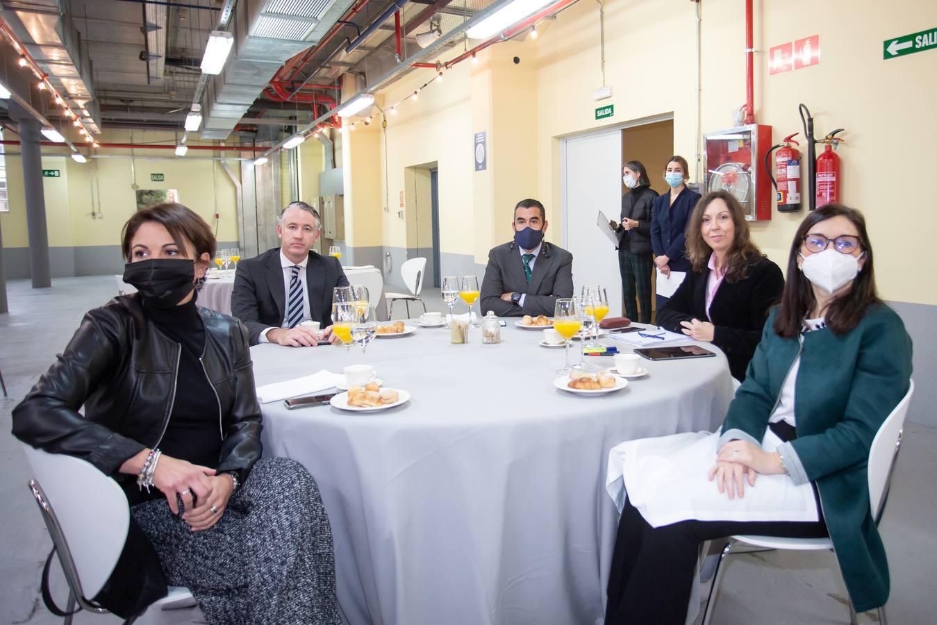 Mariví Gómez Sánchez, Antonio Marañón, Francisco Tato, Encarna Freire y Alejandra Navarro González de la Higuera