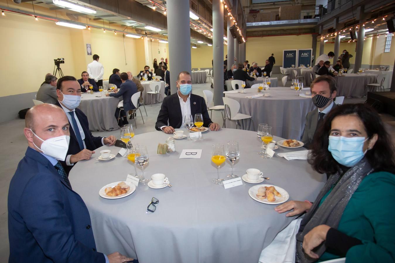 Enrique Gutiérrez, Fernando Casas Pascual, Ernesto Sánchez, Enrique Gutiérrez y María Teresa Serrano