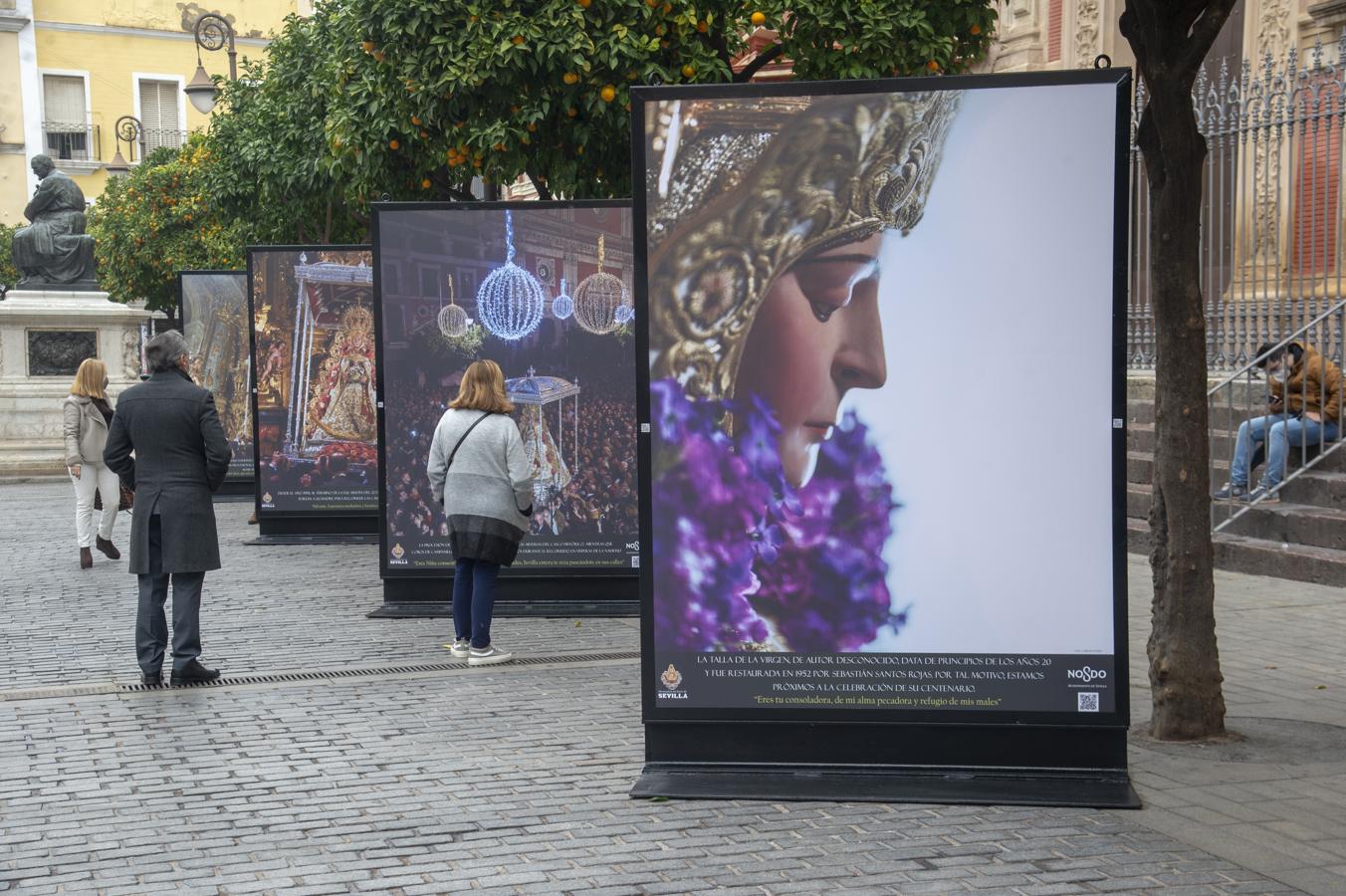 Inauguración de la exposición del Rocío de Sevilla en el Salvador