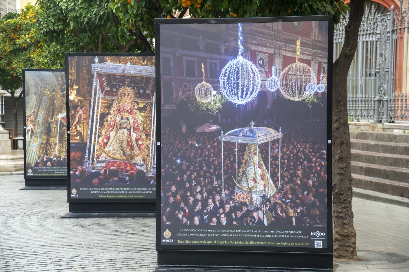 Inauguración de la exposición del Rocío de Sevilla en el Salvador