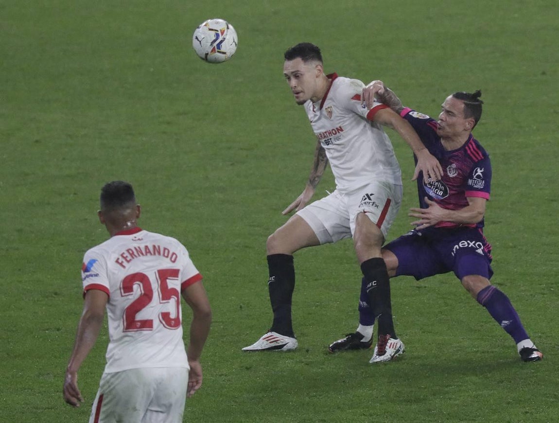 En imágenes, el partido entre el Sevilla F.C. y el Valladolid