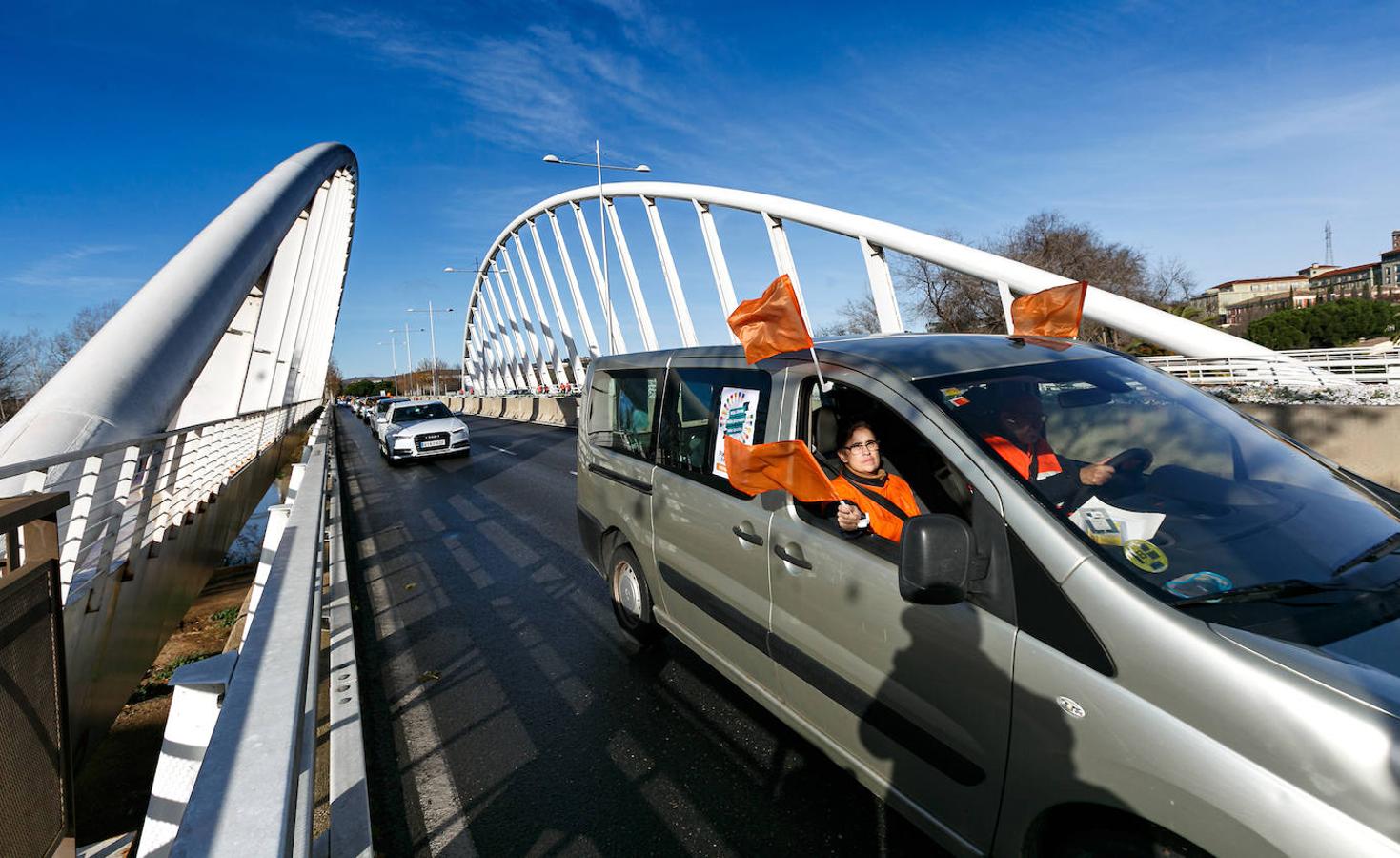 La protesta en Toledo contra la «ley Celaá», en imágenes