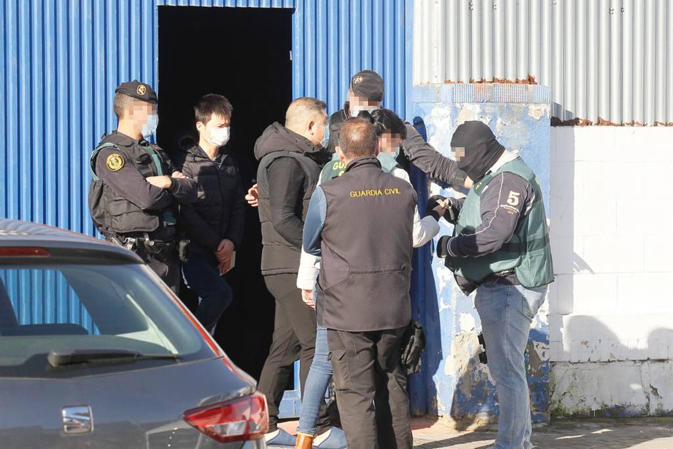 En imágenes, nueva operación contra el narcotráfico en Sevilla