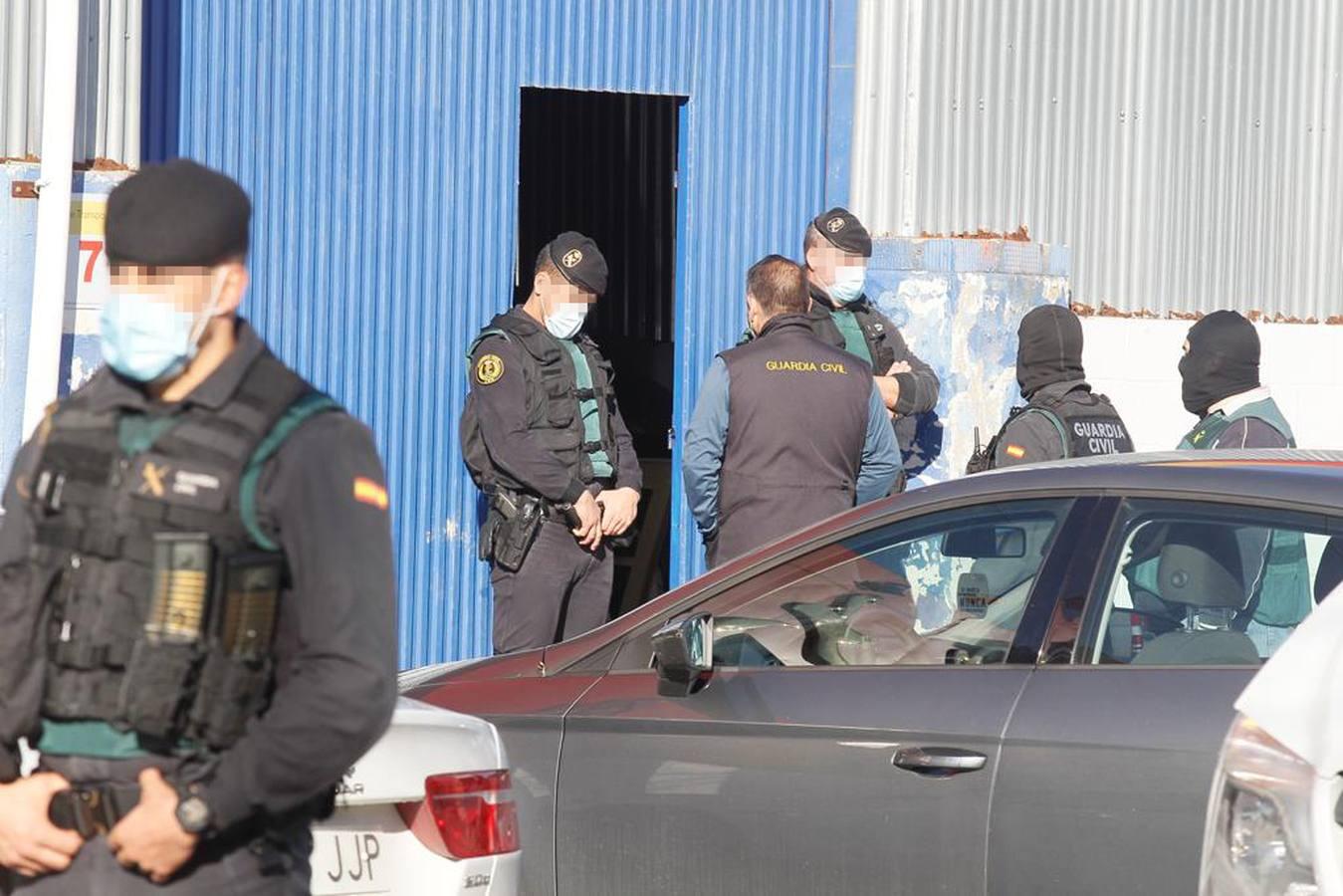 En imágenes, nueva operación contra el narcotráfico en Sevilla