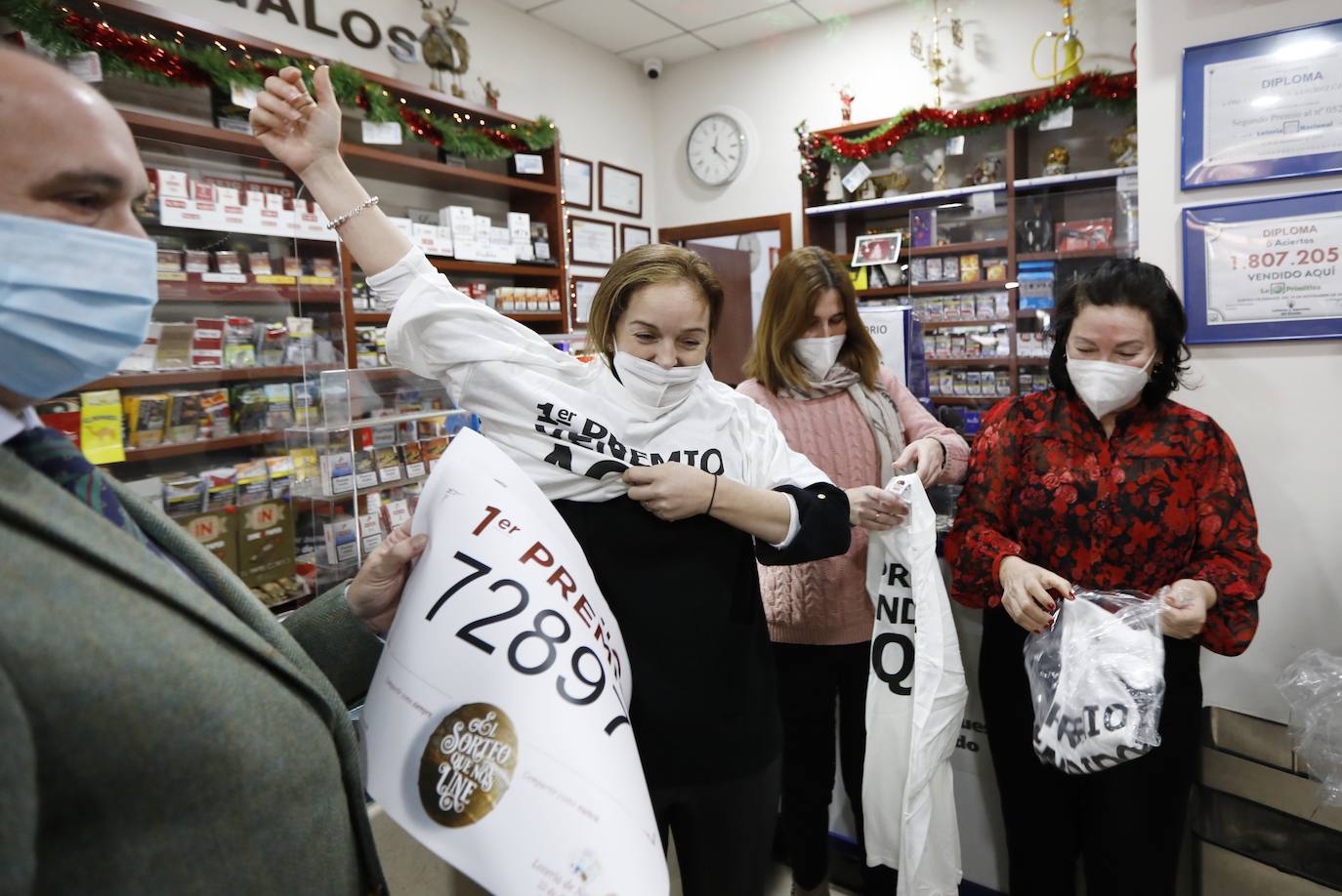 El Gordo de la Lotería de Navidad 2020 en Córdoba, en imágenes