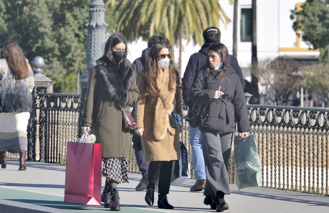 Frío para despedir el año en Sevilla