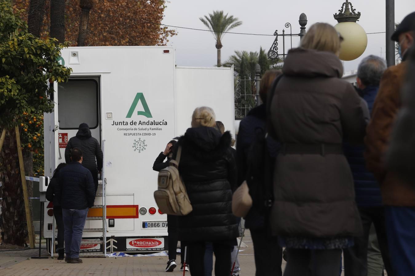 El cribado masivo por coronavirus en el Paseo de la Victoria, en imágenes