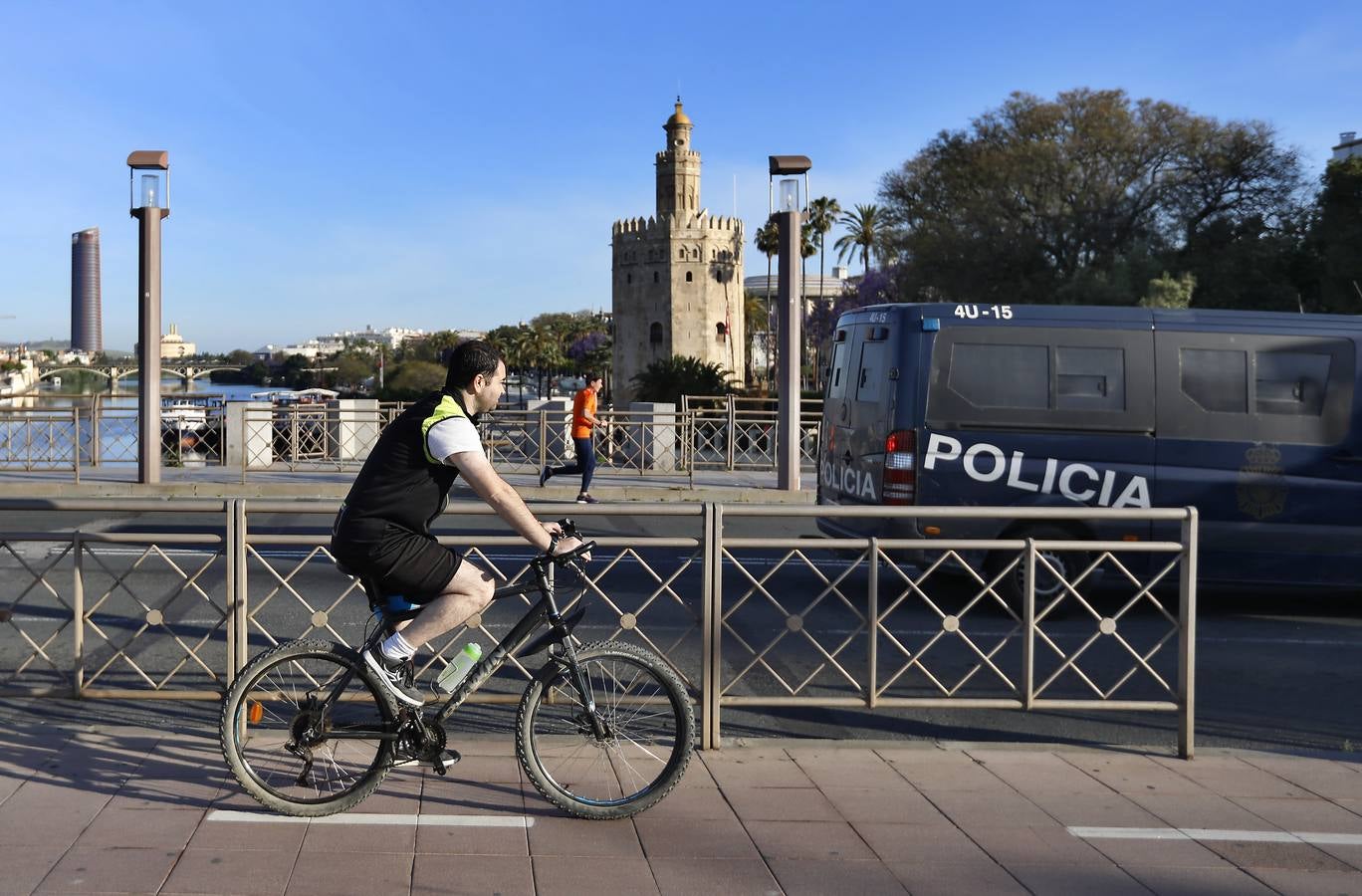 Levantamiento de restricciones durante el confinamiento en el primer estado de alarma en Sevilla