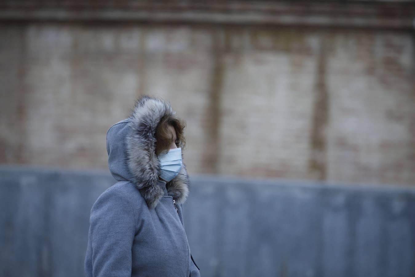 El frío invernal en las calles de Córdoba, en imágenes