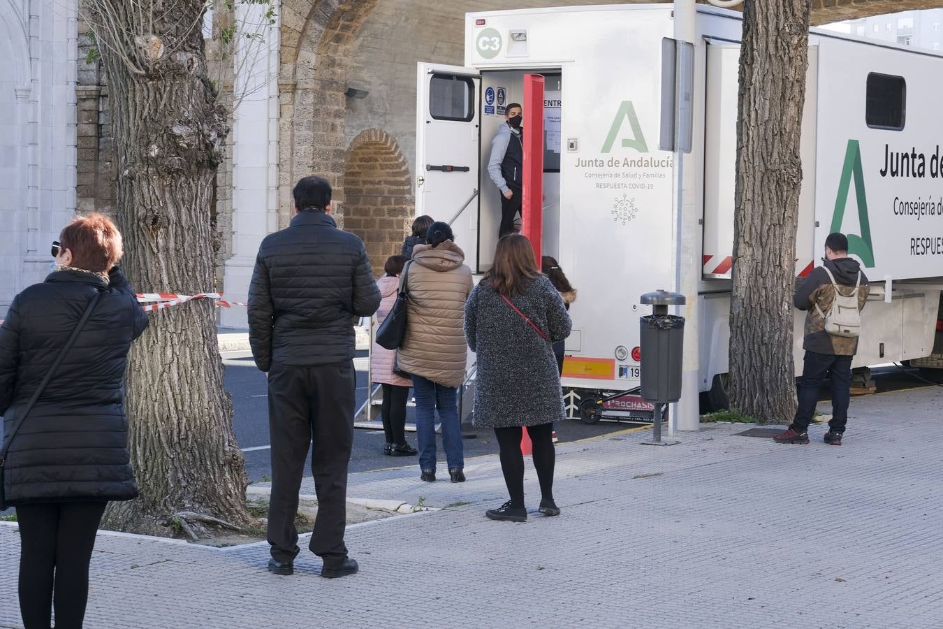 El cribado masivo en Cádiz capital