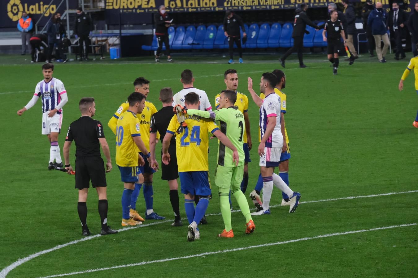 Cádiz - Valladolid (0-0), en imágenes