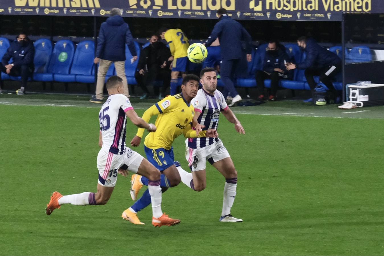 Cádiz - Valladolid (0-0), en imágenes