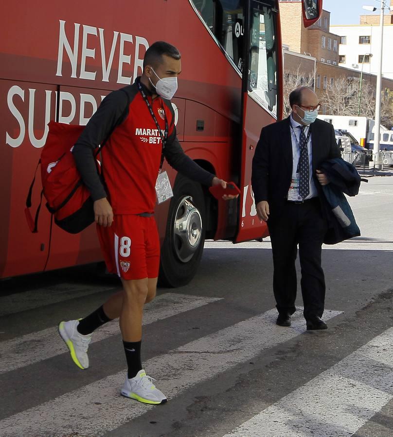 Ambiente de un derbi marcado por el coronavirus