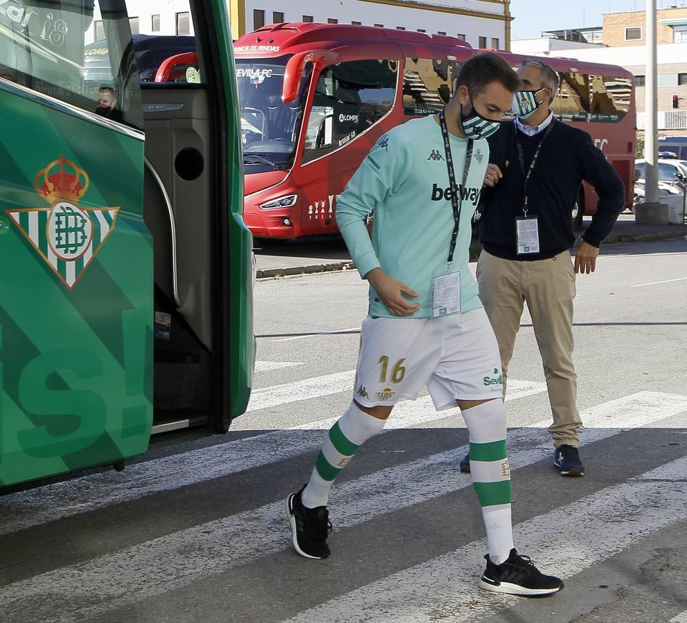 Ambiente de un derbi marcado por el coronavirus