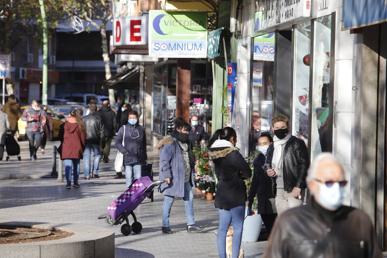 El ambiente de compras en el Centro y Santa Rosa, en imágenes