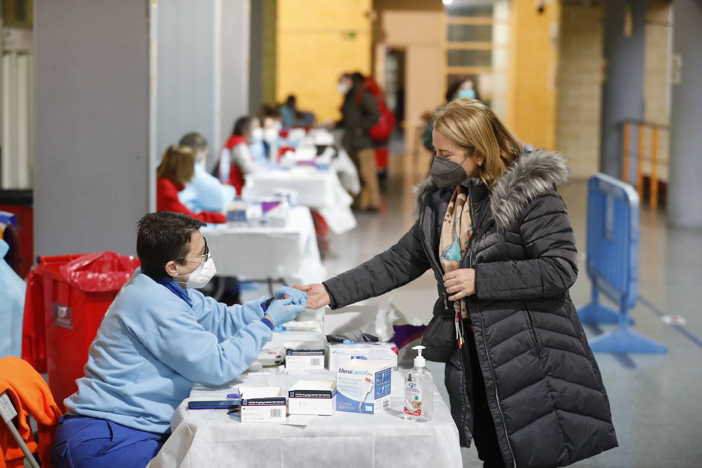 En imágenes, los test del Covid a los docentes en Córdoba