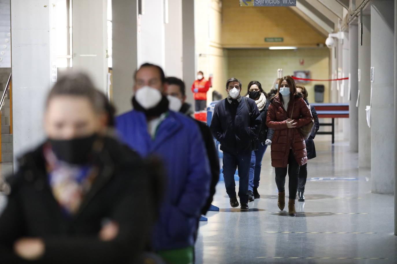 En imágenes, los test del Covid a los docentes en Córdoba